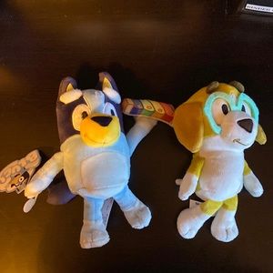 2 new Bluey Stuffed Toys